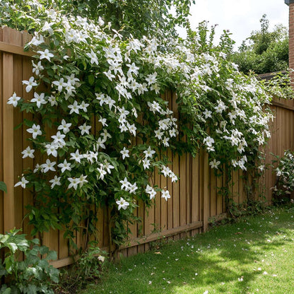 Climbers Sternjasmin - 8 Stk - Trachelospermum Jasminoides - Höhe 110-120Cm - ⌀17Cm 