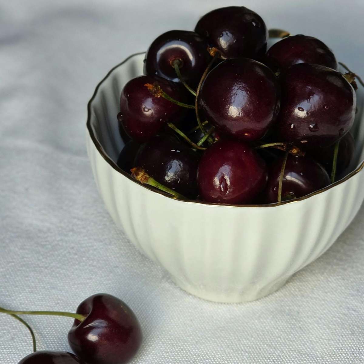 Kirschbaum Prunus avium ‘Regina’ – Süßkirsche 90–110cm Ø23cm – Winterharter Obstbaum mit weißen Blüten & aromatischen Früchten – Pflegeleicht für Garten Terrasse Familien 