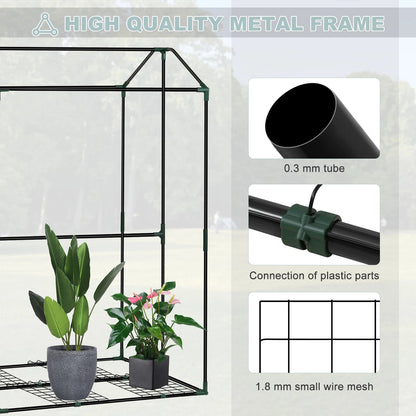 Outdoor Garden Greenhouse Tomato Winter Tent Greenhouse Winter Protection for  Flowers Vegetable Climbing Plants 