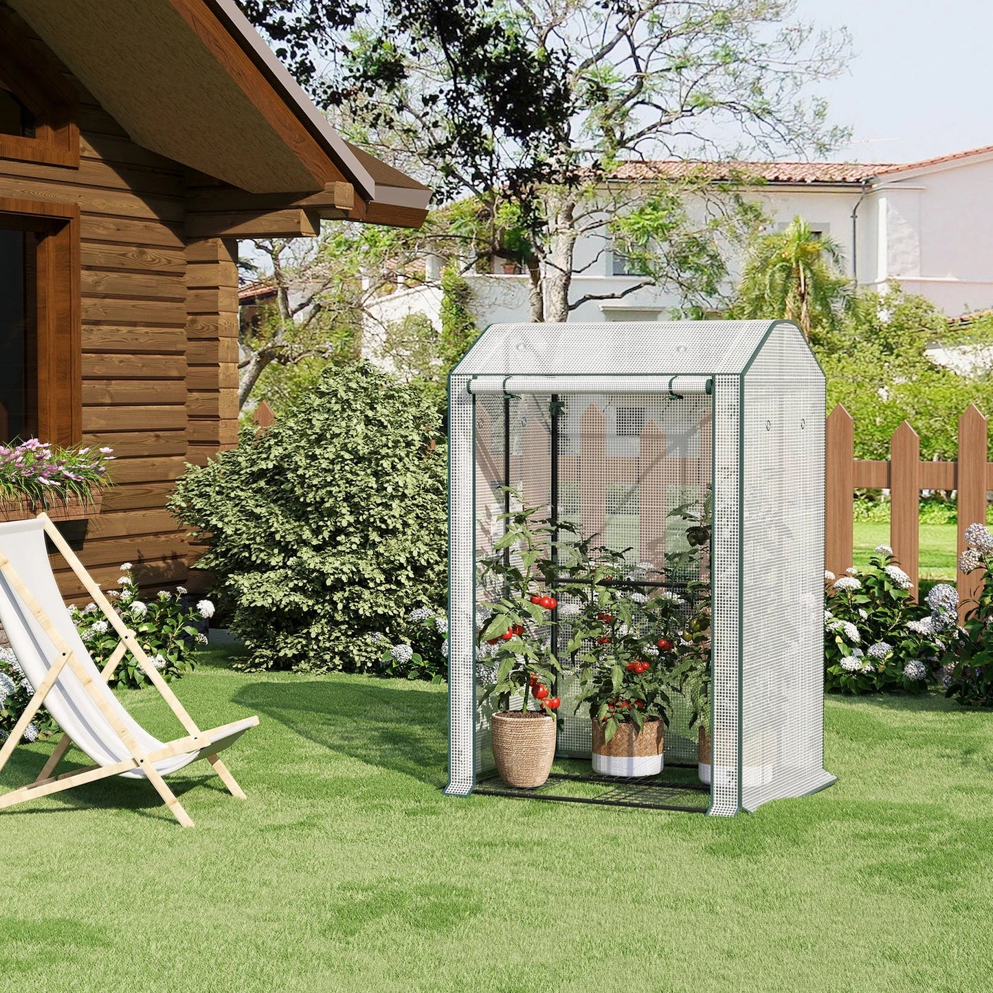 Outdoor Garden Greenhouse Tomato Winter Tent Greenhouse Winter Protection for  Flowers Vegetable Climbing Plants 
