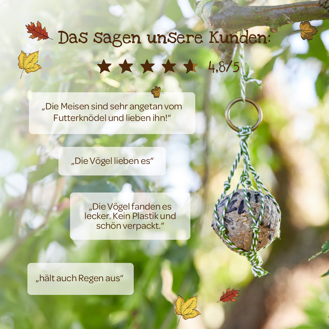 4 BIO-Leckerbissen – Futterknödel 
