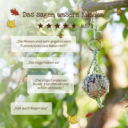 4 BIO-Leckerbissen – Futterknödel 