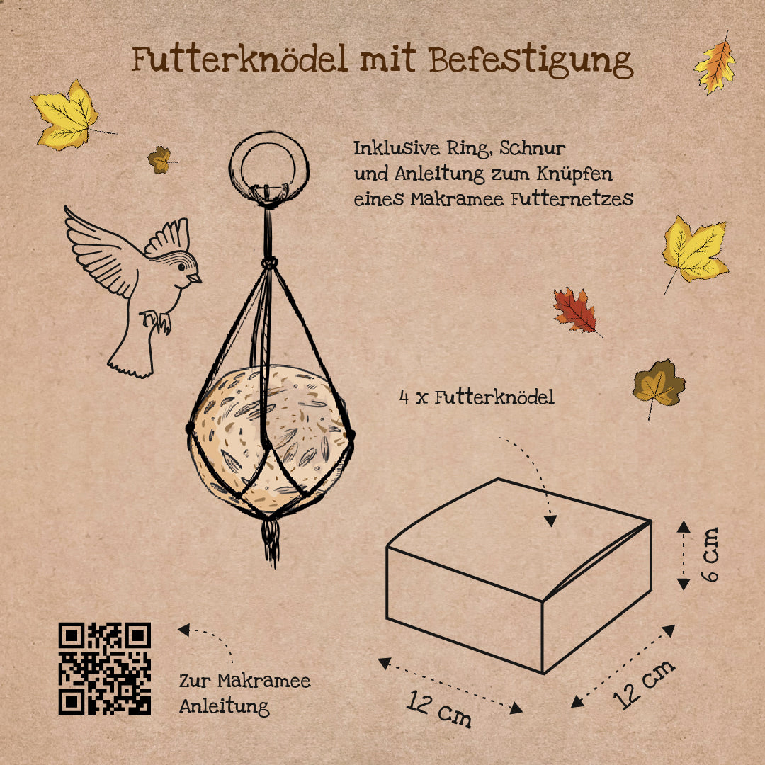 4 BIO-Leckerbissen – Futterknödel 