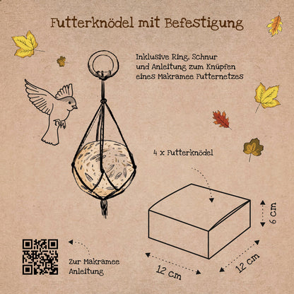 4 BIO-Leckerbissen – Futterknödel 