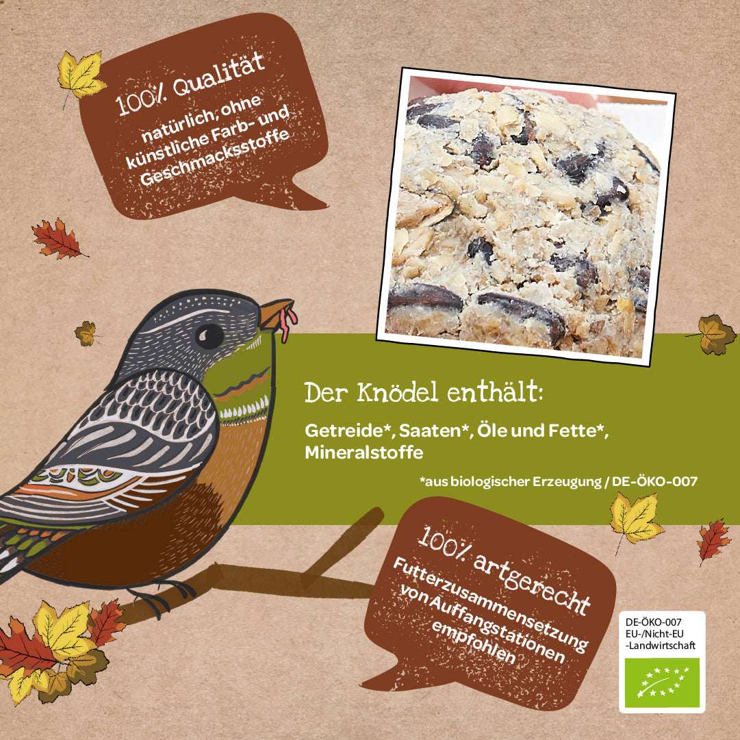 4 BIO-Leckerbissen – Futterknödel 