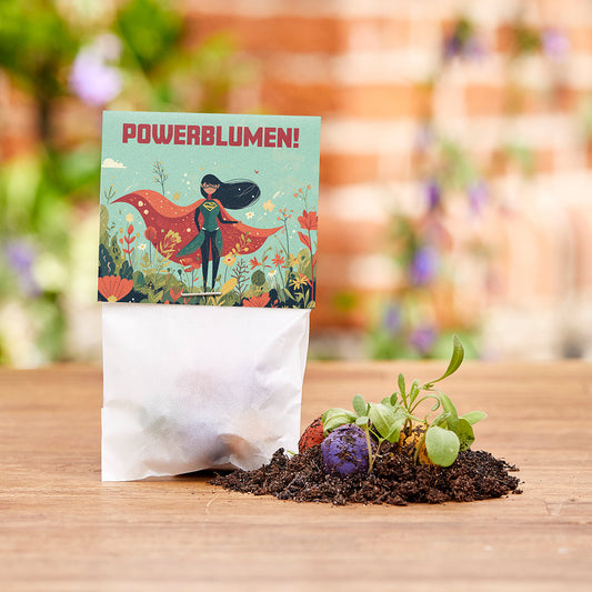 10x5 Blumenmurmeln im Tütchen – Powerblumen 