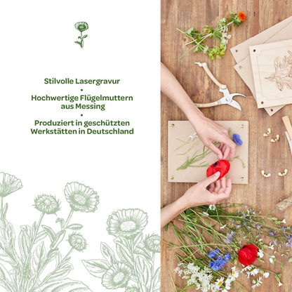 Blumenpresse für Blumen, Blüten & Co. 