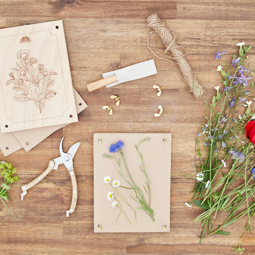 Blumenpresse für Blumen, Blüten & Co. 