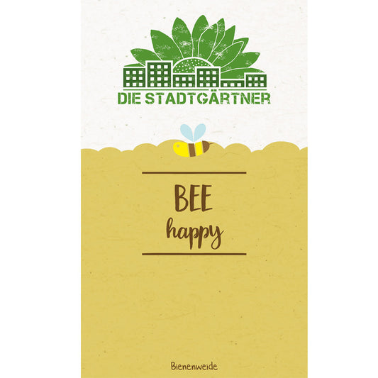 Saatgruß "Bee happy" 