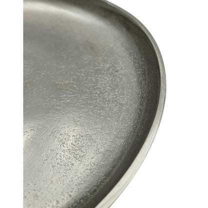 Dekoteller Silber Metall Teller Schale Dekotablett Kerzenteller Dekoschale Ø20cm 