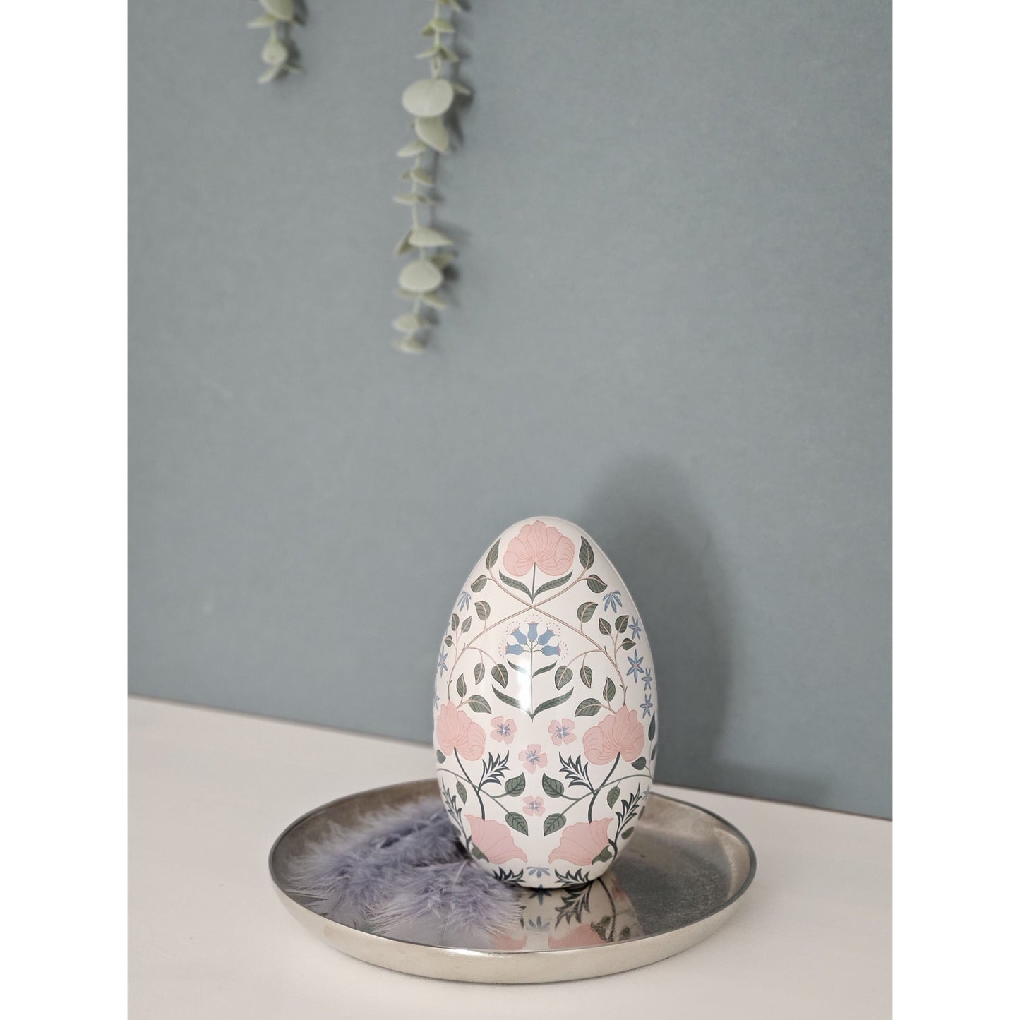 Dekoteller Silber Metall Teller Schale Dekotablett Kerzenteller Dekoschale Ø20cm 