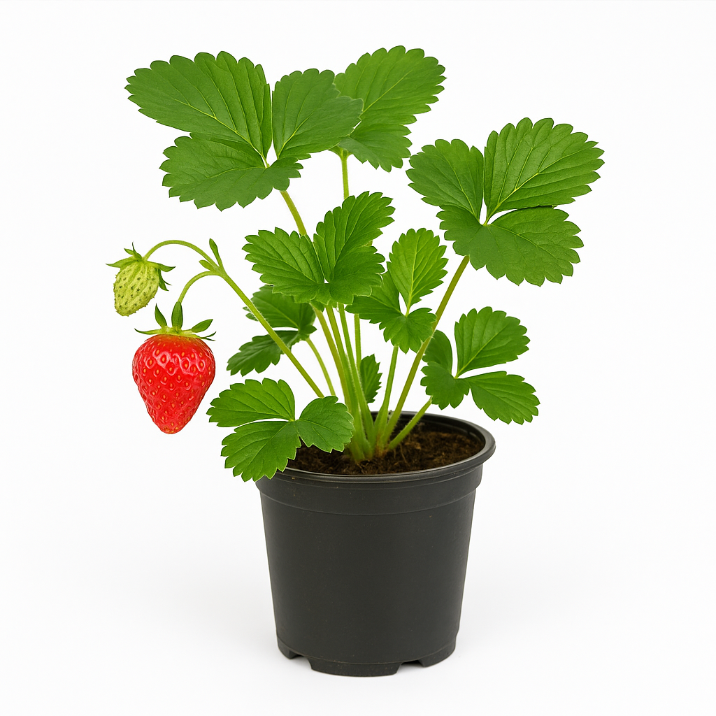 Erdbeere Fragaria x ananassa 'Daroyal' – 3 Pflanzen – frühe französische Premiumsorte mit großen, aromatischen Früchten – winterhart & ertragreich – ideal für Garten & Balkon 