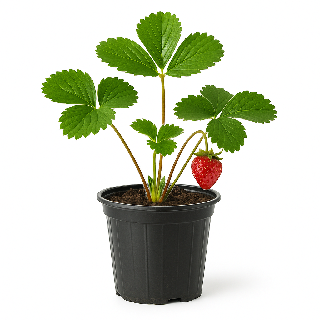 Erdbeere Fragaria x ananassa 'Darselect' – frühe, ertragreiche Gartenerdbeere mit festen, aromatischen Früchten – robuste, winterharte Sorte für Beet & Balkon 