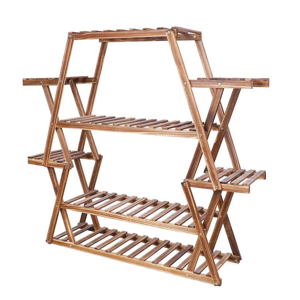 Solid Wood Plant Stand Multifunctional Flower Pot Holder 
