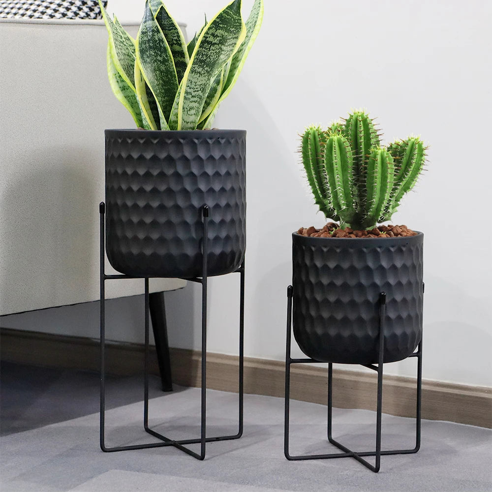 Metal Plant Stands Flower Stand Holders Modern Plant Holders Flower Holder for Flower Pot Indoor Living Room 
