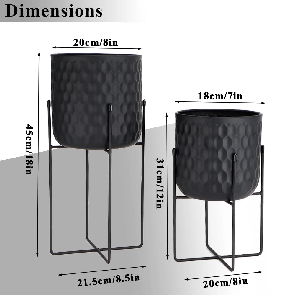 Metal Plant Stands Flower Stand Holders Modern Plant Holders Flower Holder for Flower Pot Indoor Living Room 