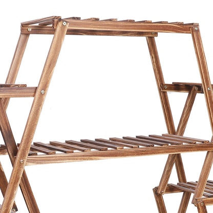 Solid Wood Plant Stand Multifunctional Flower Pot Holder 