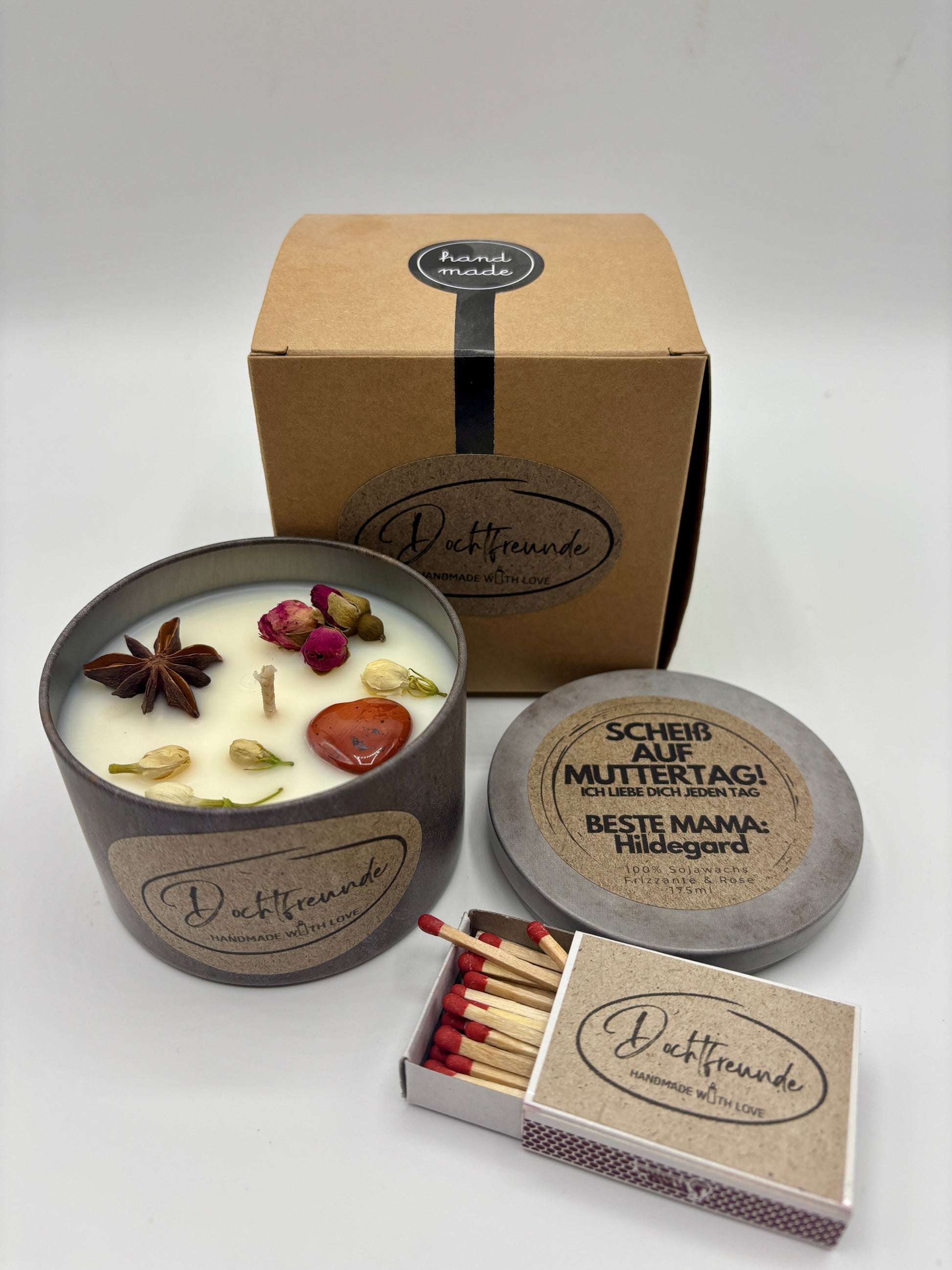 Sternzeichen Skorpion Duftkerze - Handgemachte Sojawachs-Kerze - Personalisiertes Astrologie-Geschenk 