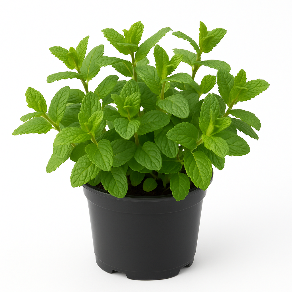 Pfefferminze (Mentha piperita) – aromatische, winterharte Kräuterpflanze für Garten & Balkon – ideal für Tee, Desserts & Küche – kräftig duftend, pflegeleicht & mehrjährig 