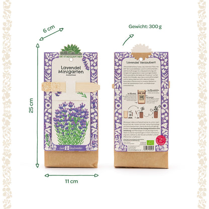 Anzuchtset – Minigarten BIO-Lavendel 