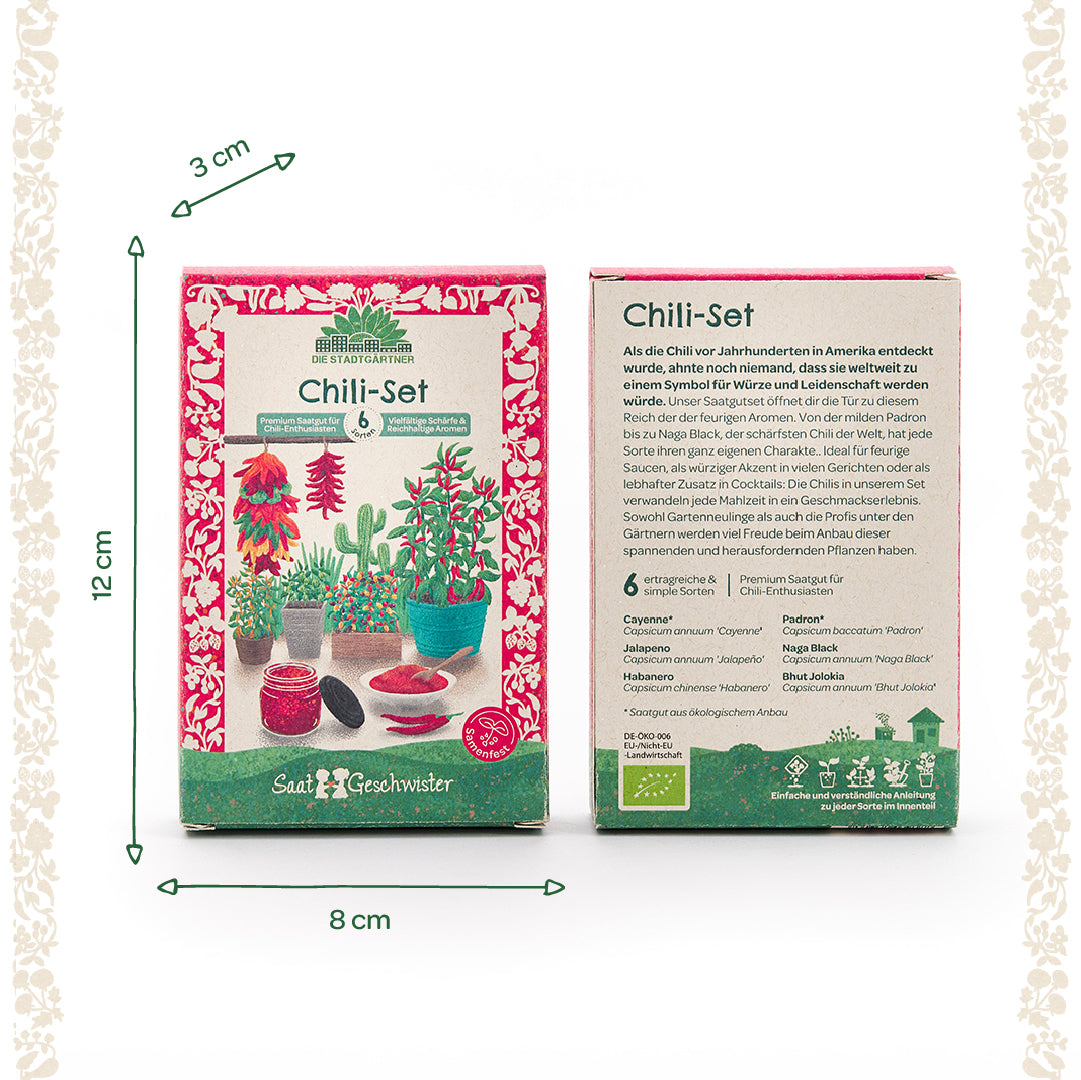BIO-Saatgut-Set "Chili" 
