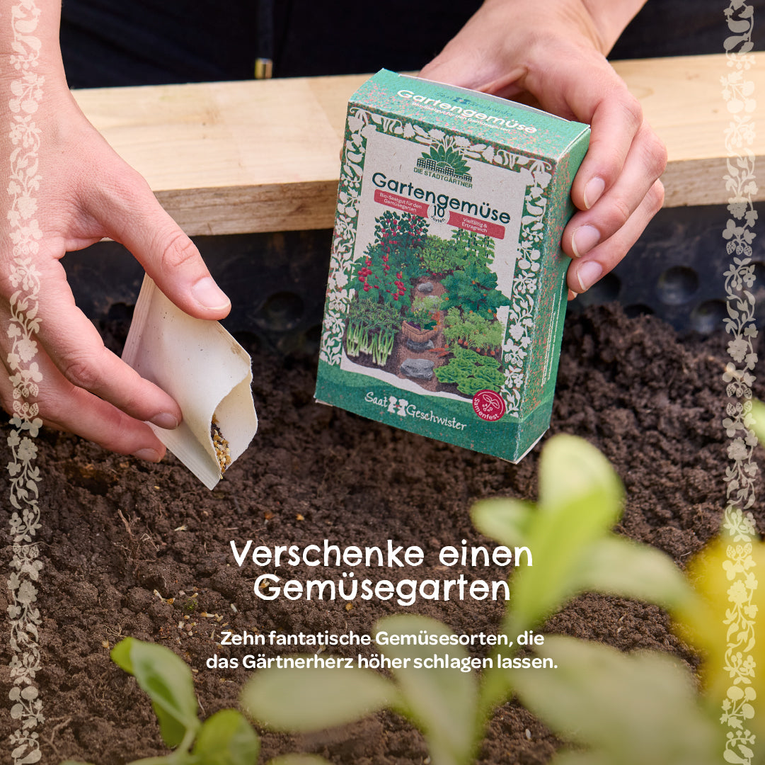 BIO-Saatgut-Set "Gartengemüse" 