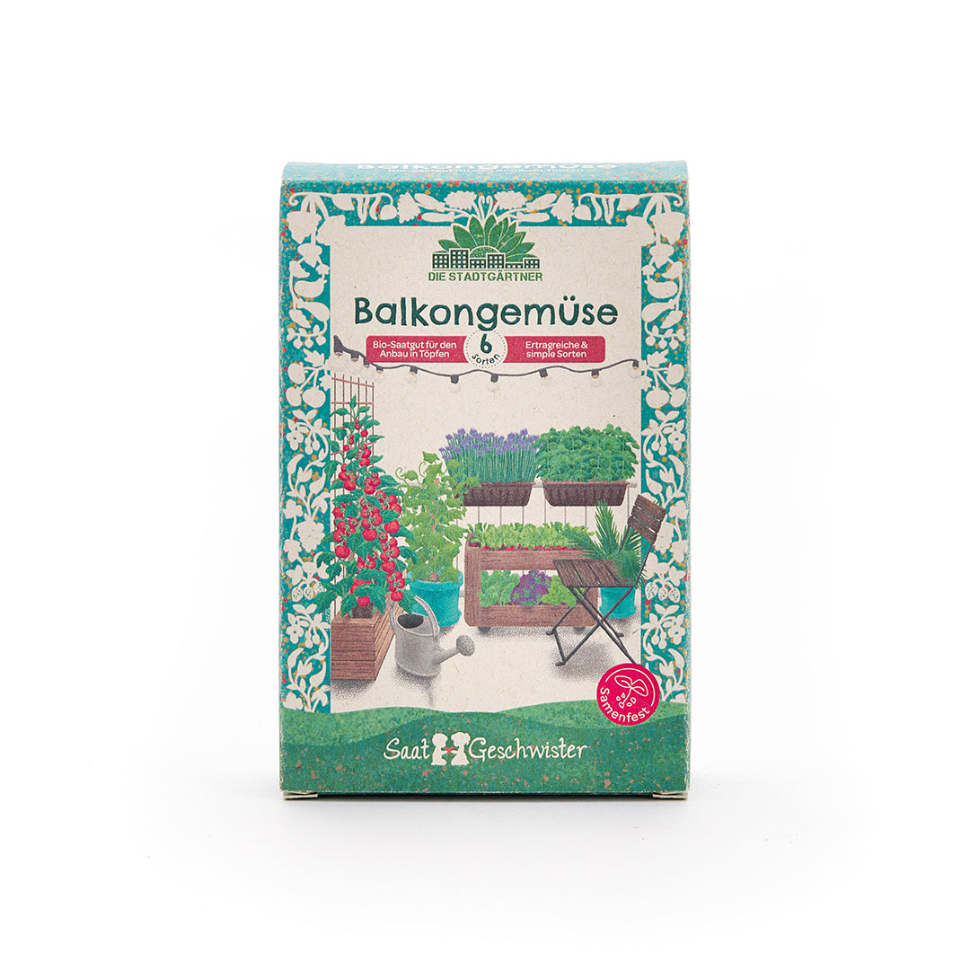 BIO-Saatgut-Set "Balkongemüse" 