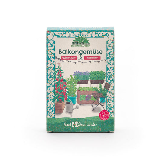 BIO-Saatgut-Set "Balkongemüse" 