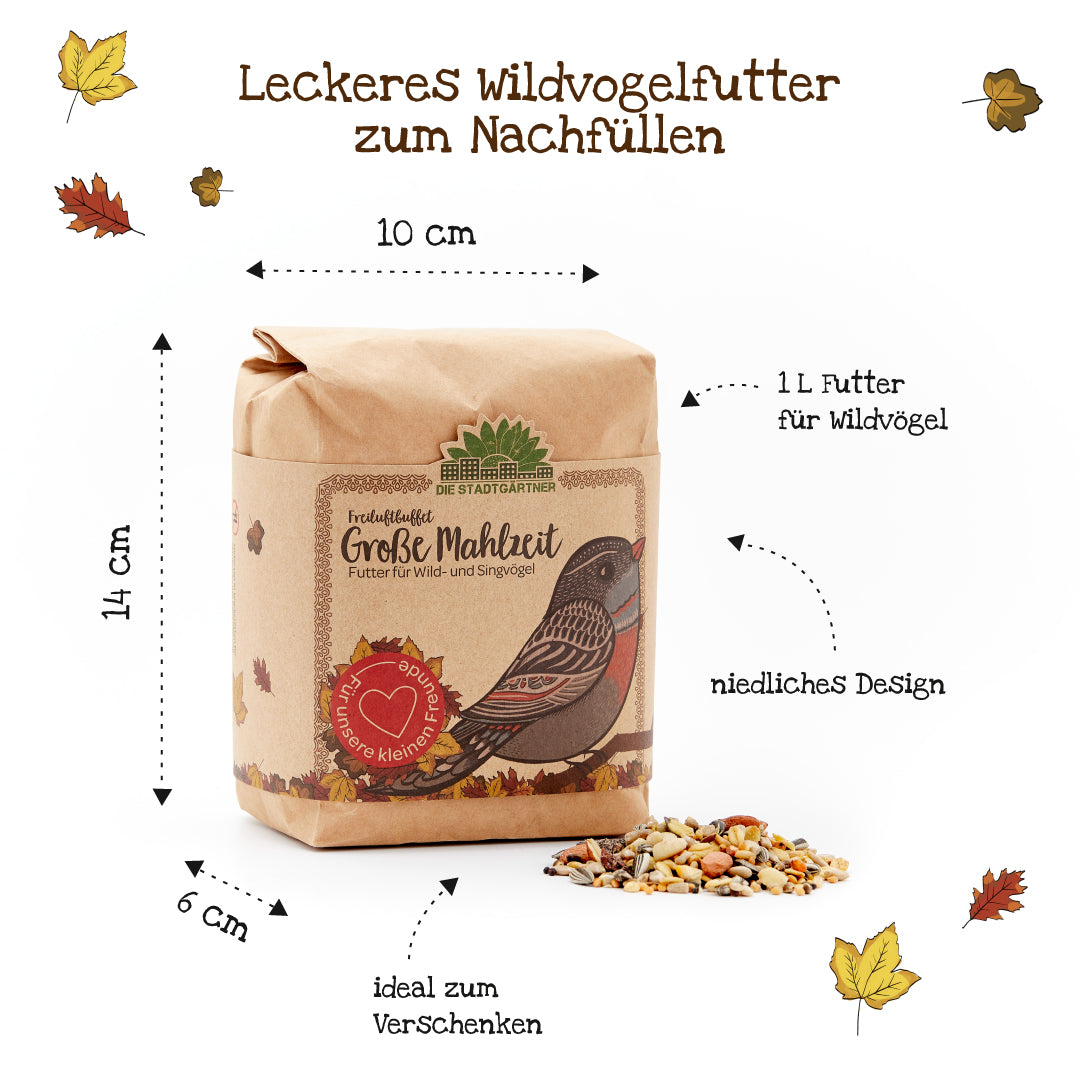 Große Mahlzeit – 1 L Vogelfutter 
