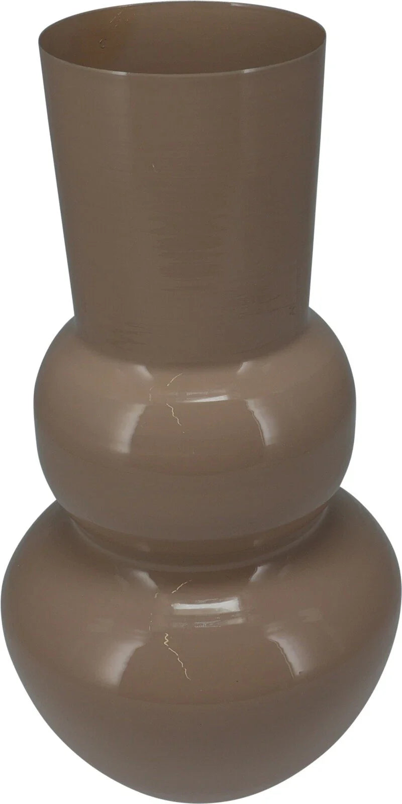 Vase Retro Zinkvase Beige Terrakotta 30x15 Blumenvase Dekovase Blumengefäß 