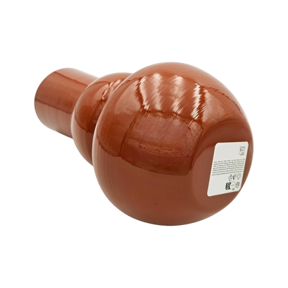 Vase Retro Zinkvase Beige Terrakotta 30x15 Blumenvase Dekovase Blumengefäß 