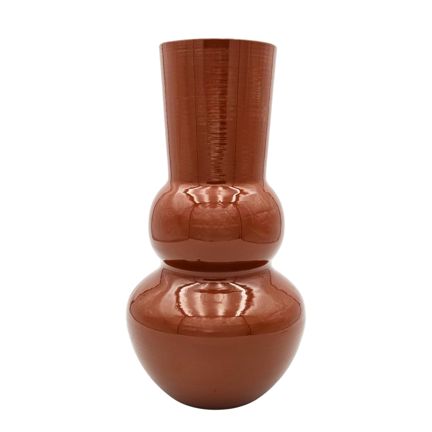 Vase Retro Zinkvase Beige Terrakotta 30x15 Blumenvase Dekovase Blumengefäß 