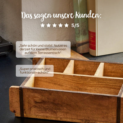 Ziegelform mit 4 Fächern 