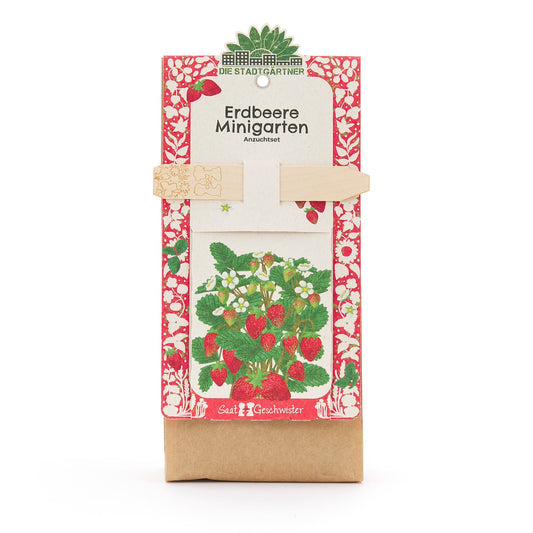 Anzuchtset – Minigarten Erdbeeren 
