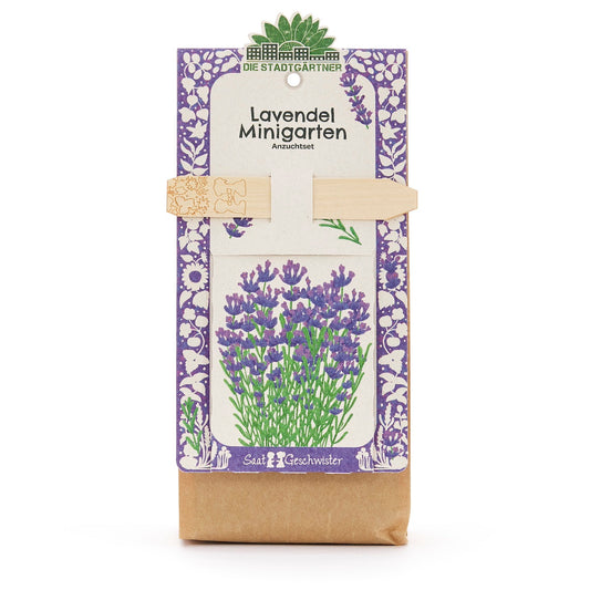 Anzuchtset – Minigarten BIO-Lavendel 