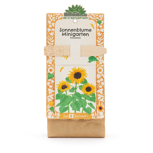 Anzuchtset – Minigarten BIO-Sonnenblume 