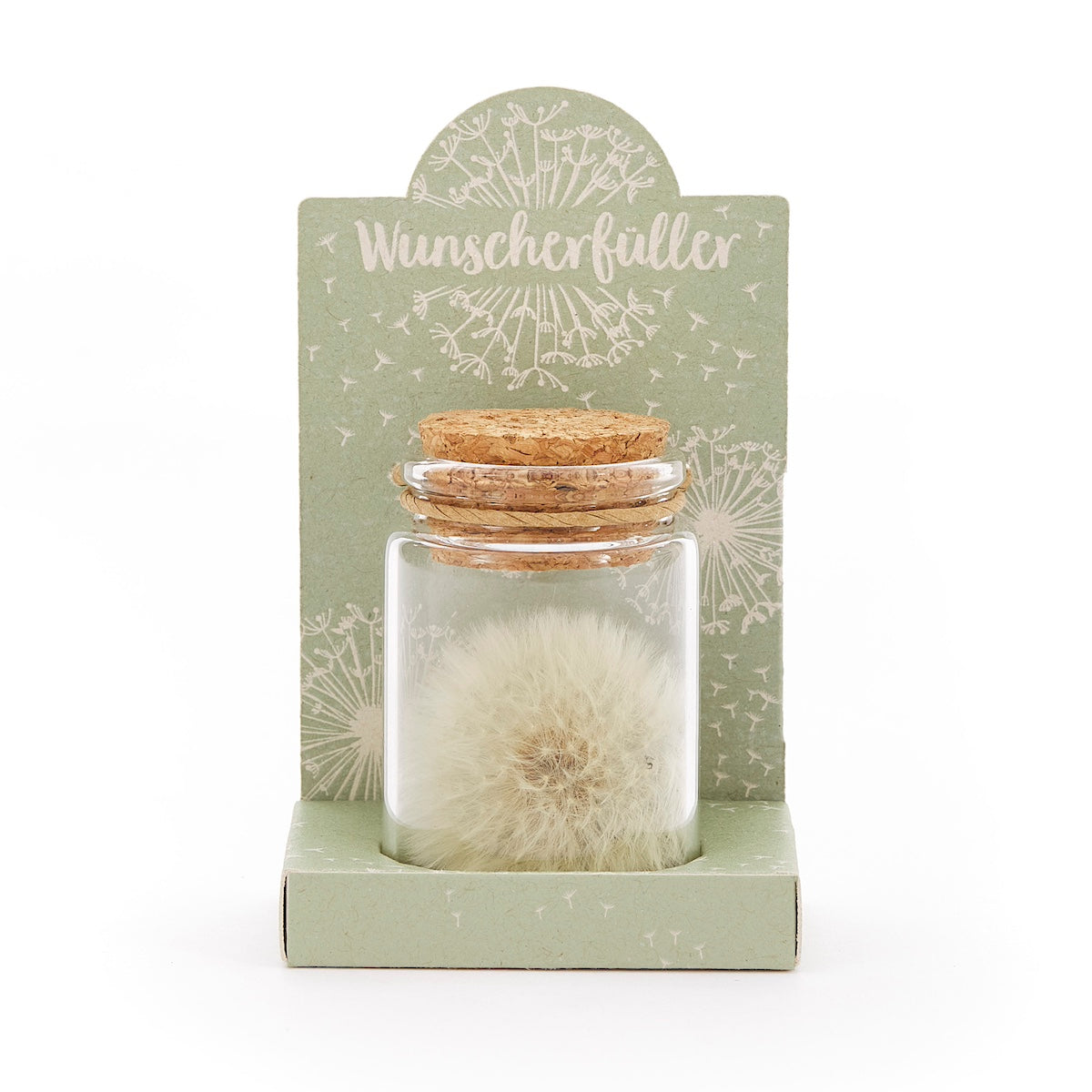 Wunscherfüller – Pusteblume im Glas 