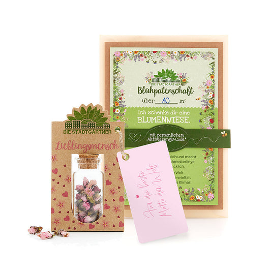 Geschenkset: Lieblingsmutti & Blühpatenschaft 