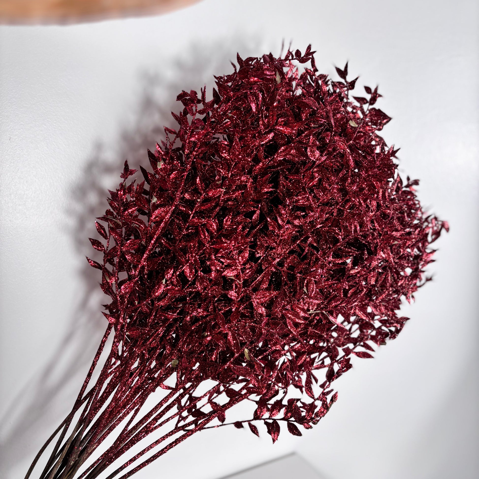 Ruskus glitzer-rot / Outlet 