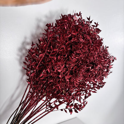 Ruskus glitzer-rot / Outlet 