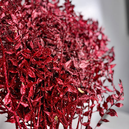 Ruskus glitzer-rot / Outlet 