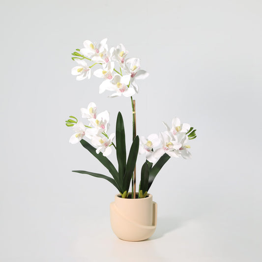 ARTIFICIAL Phalaenopsis orchid including pot - 71cm 