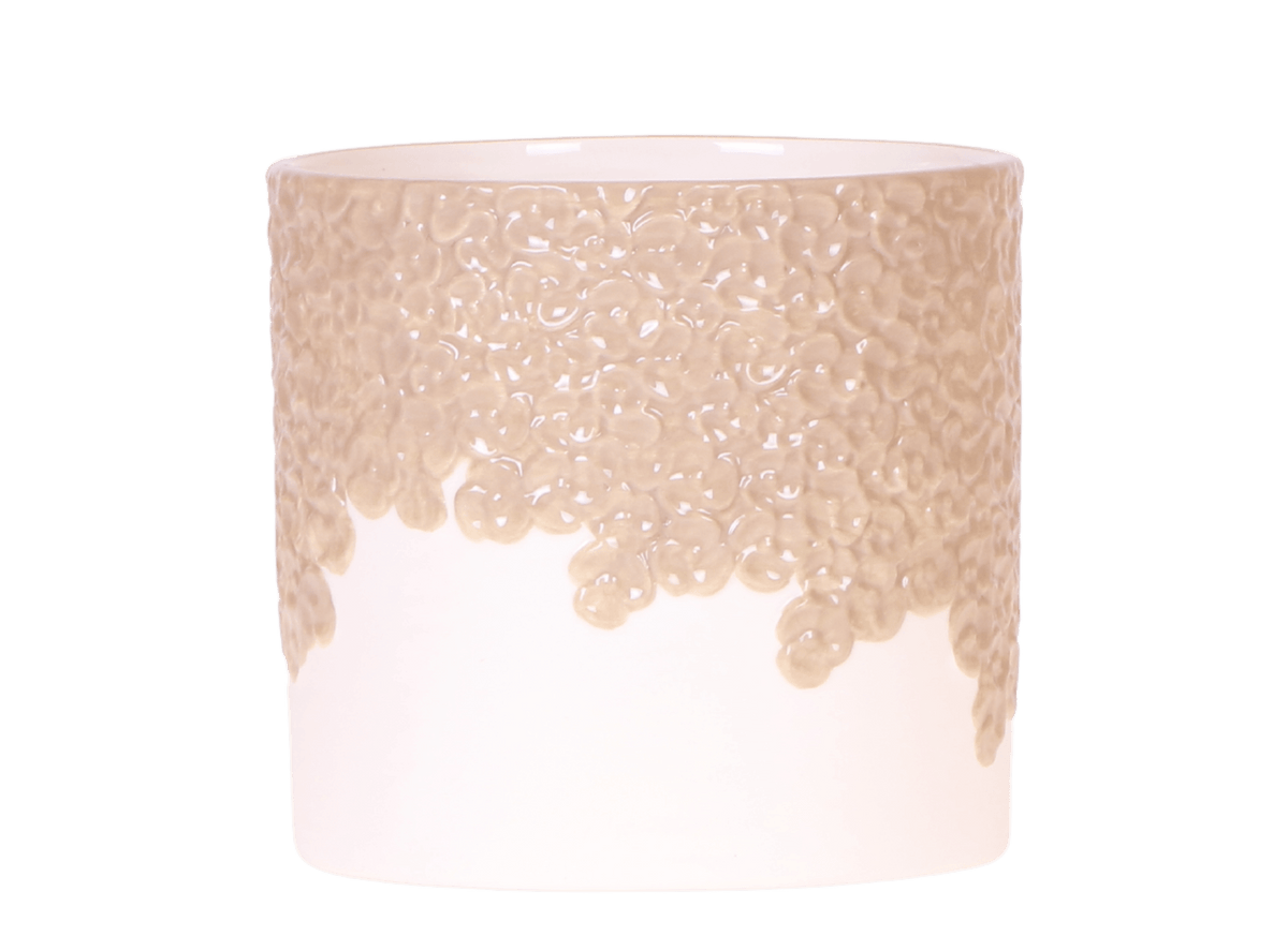 Kolibri Home | Bloom sierpot - Sand - Ø12cm 