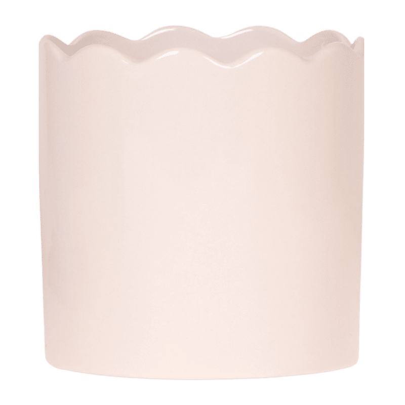 Kolibri Home Curve Übertopf – Weiß – Ø12cm