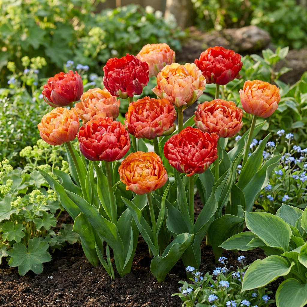 Tulpe 'Gudoshnik Double' (gefüllt) – Mix – Ansicht 2