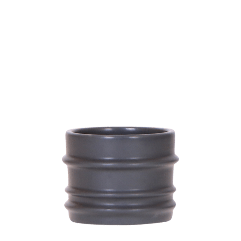 Kolibri Home Mellow-Übertopf – Schwarz – Ø6cm