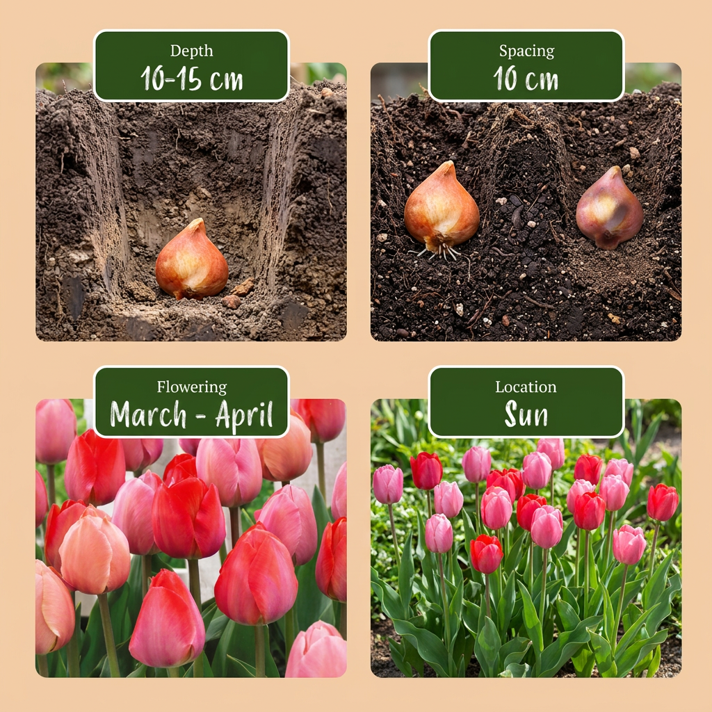 Tulpe 'Pink-Red' – Rosa-Rot – Ansicht 4