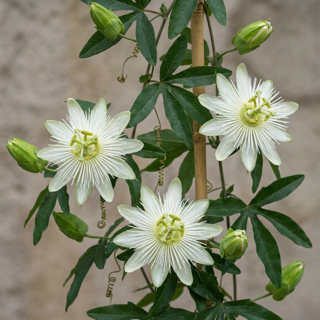 Passionsblume 'Constance Elliott' – Weiß – Topf Ø9cm – Ansicht 3