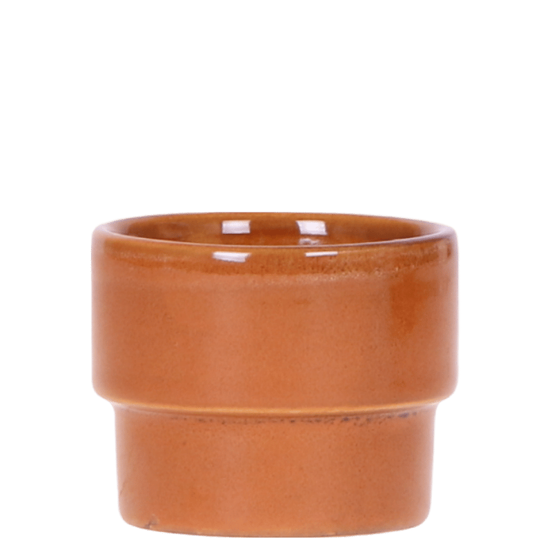 Kolibri Home 'Timeless' Übertopf – Orange – Ø6cm