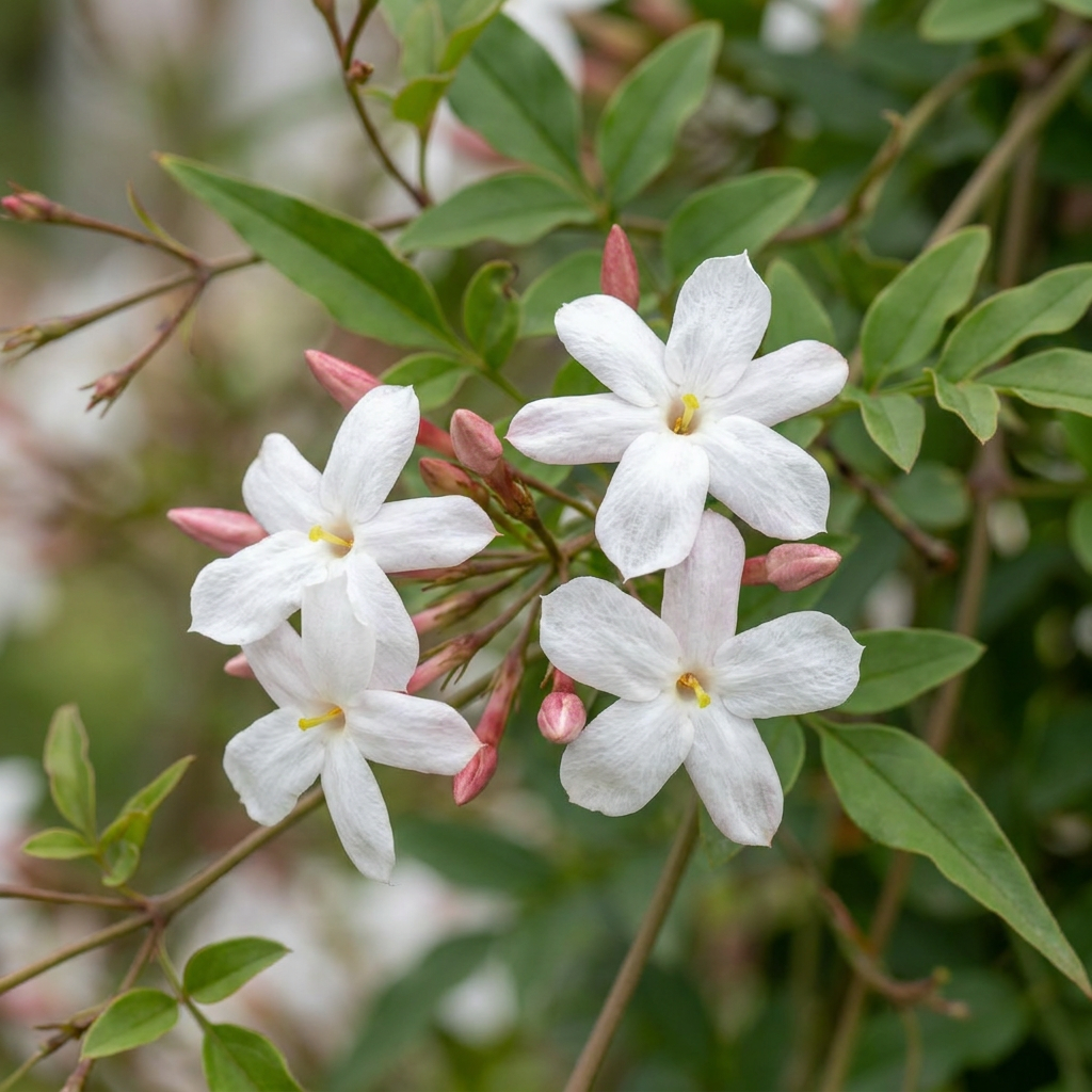 Echter Jasmin – Jasminum officinale – Weiß – Ø9cm – Ansicht 3